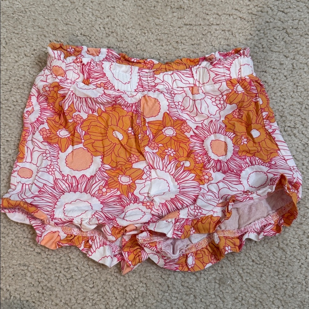 ❤️3 for $10! Derek Heart Pink and Orange Floral Shorts